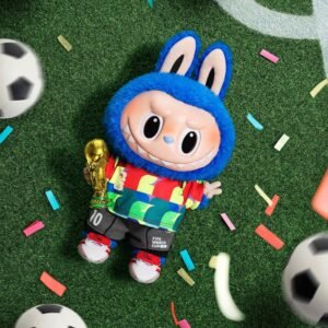 Catch the Win Vinyl Plush Doll, Big Labubu with FIFA World Cup 2026, Gift for Soccer Fans, Teenagers, Adults, Collectibles World Cup Labubu, 14.96 inches Height